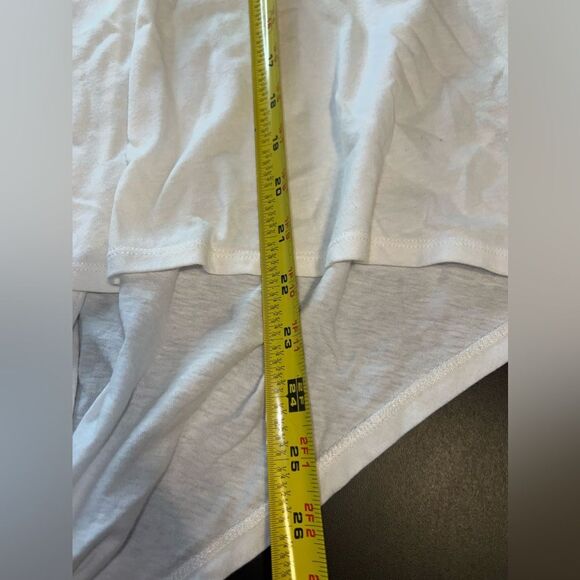 Madewell White Back Crossover Tie Tee Size XXL EUC - Picture 7 of 7